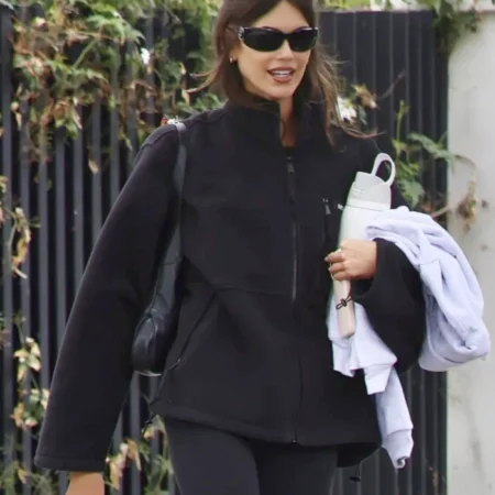 Kaia Gerber Acting Coach Black Jacket