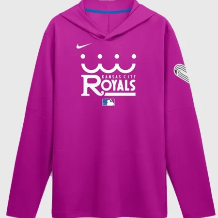 Kansas City Royals 2026 City Connect Long Sleeve Hooded T-Shirt