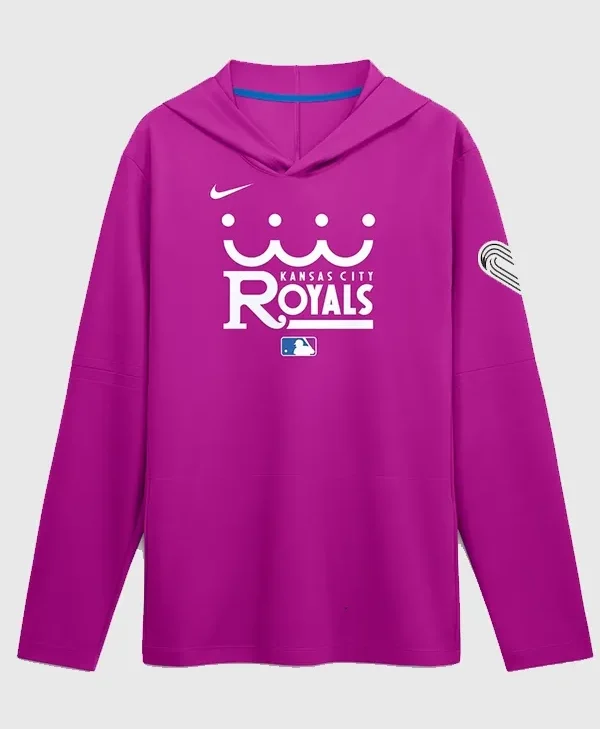 Kansas City Royals 2026 City Connect Long Sleeve Hooded T-Shirt