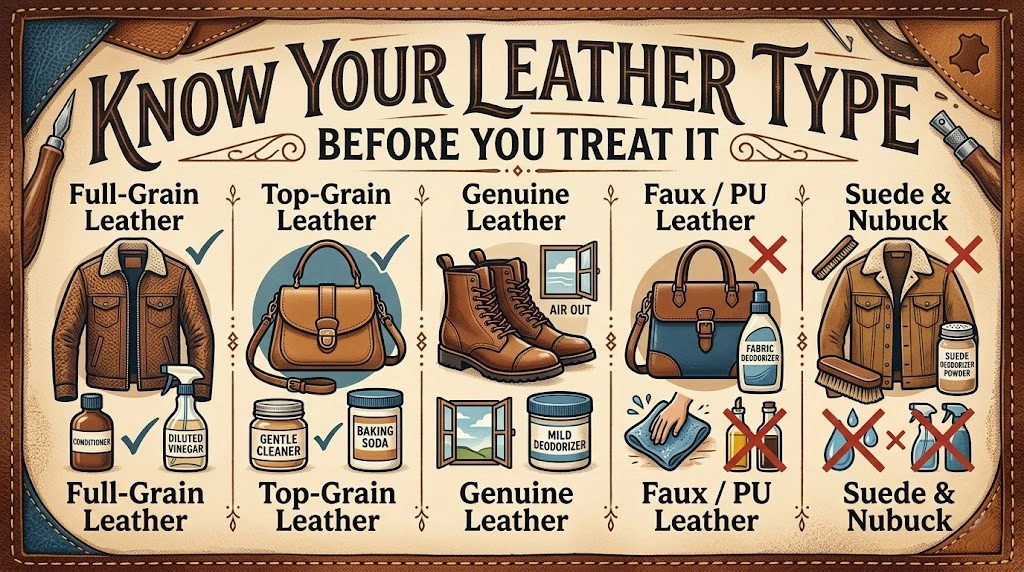 Know Your Leather Type Before You Treat It