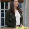 Kristina Corinthos-Davis General Hospital 2026 Suede Moto Jacket