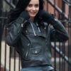Krysten Ritter Jessica Jones Biker Leather Jacket