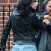 Krysten Ritter Jessica Jones Biker Leather Jacket For Sale