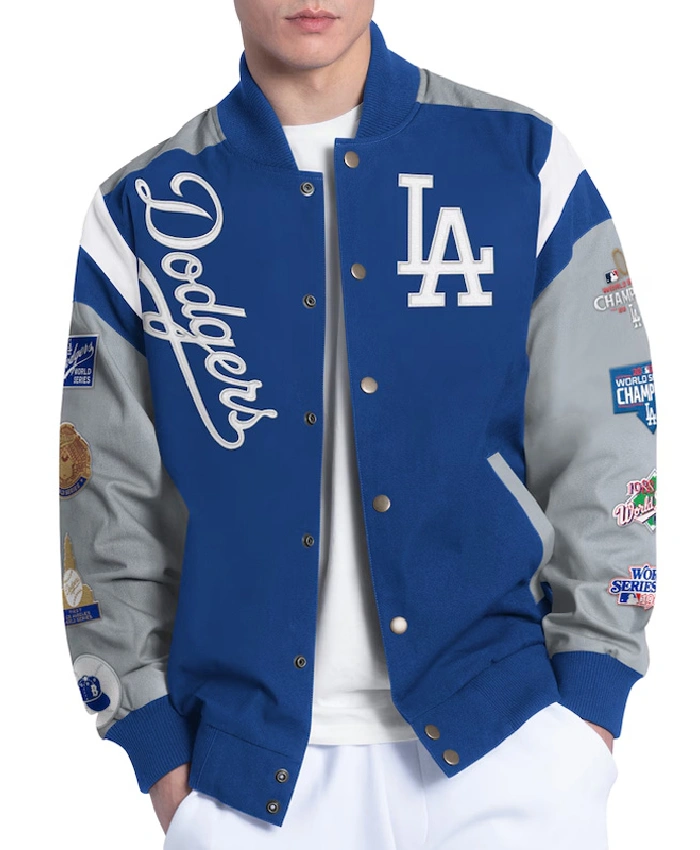 LA Dodgers Strong Safety Commemorative Royal Jacket
