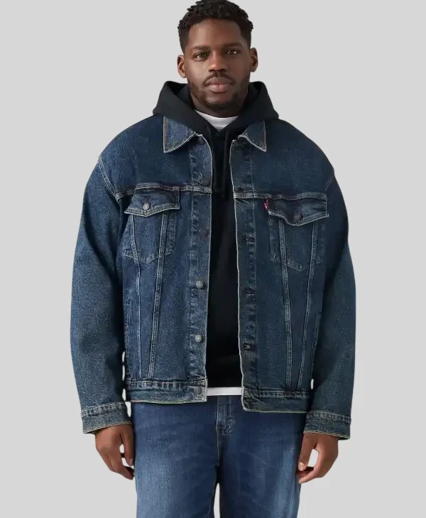 Levi’s Men’s Big & Tall Denim Trucker Jacket