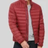 Lightweight Packable Red Jacket