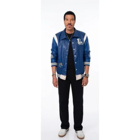 Lionel Richie American Idol 2026 Blue Varsity Jacket For Sale