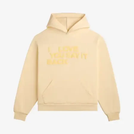 Lonely Ghost I Love You Say It Back yellow Hoodie