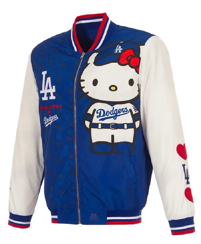 Los Angeles Dodgers x Hello Kitty Bomber Jacket