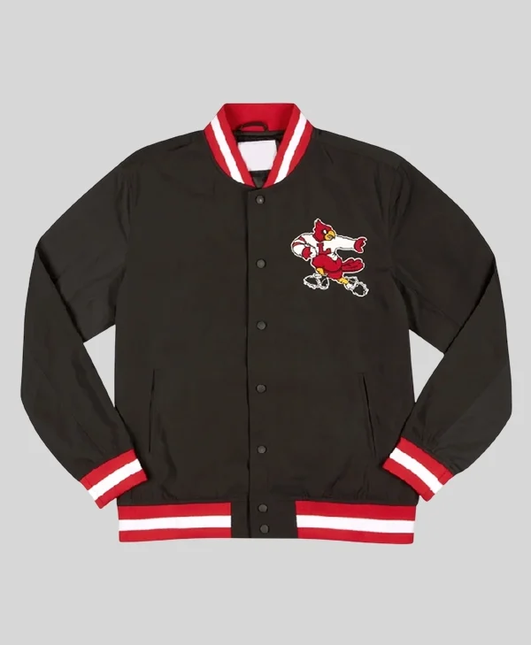 Louisville Cardinals Blackout Bomber Jacket