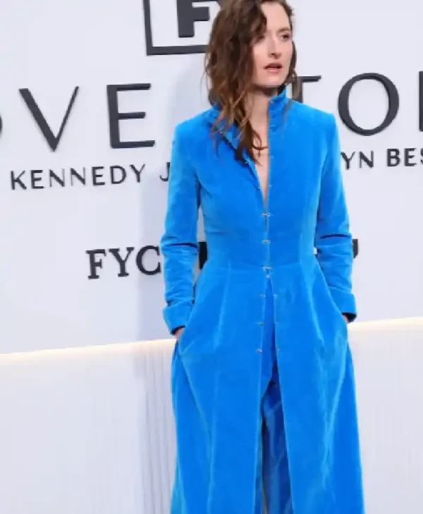 Love Story Screening 2026 Grace Gummer Blue Coat