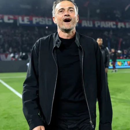 Luis Enrique PSG Champions League Jacket