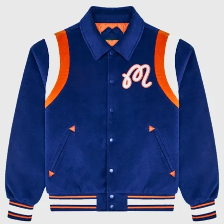Malbon x Knicks The Garden Varsity Jacket