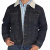 Marshals Tate Dutton Sherpa Denim Jacket Shop Now