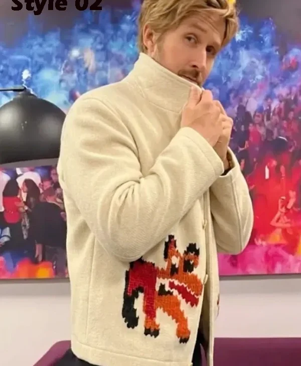 Mary Ryan Gosling Rocky Grace Fox Cardigan