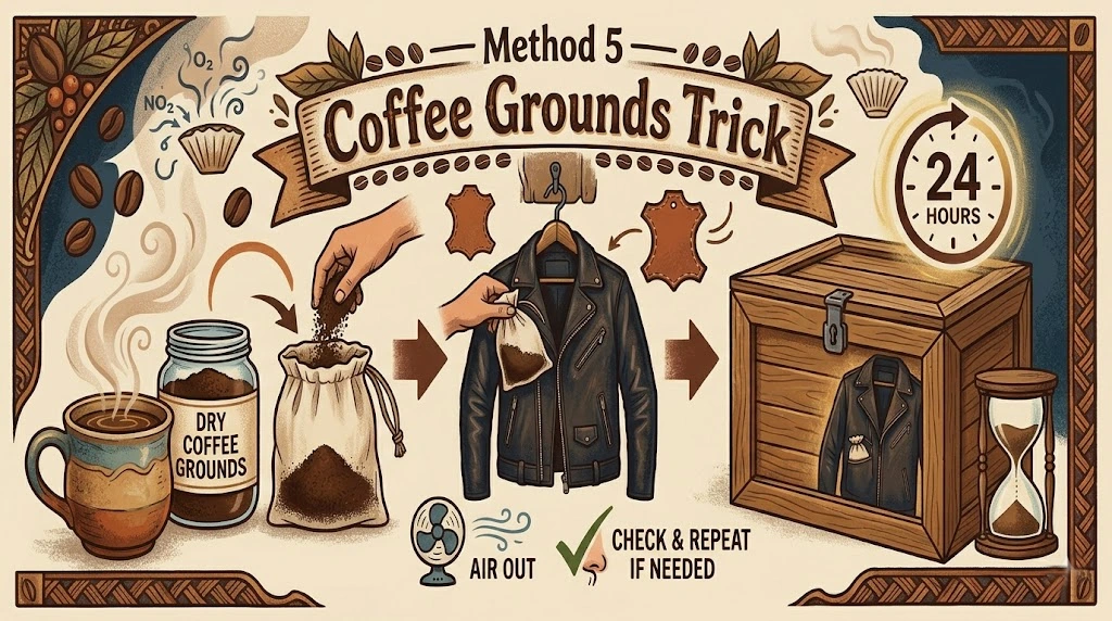 Method 5 — Coffee Grounds Trick