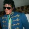 Michael Jackson Blue Military Jacket