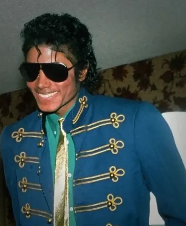Michael Jackson Blue Military Jacket