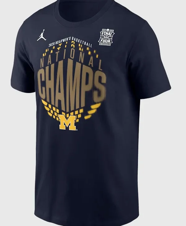Michigan Wolverines 2026 NCAA National Champions Locker Room T-Shirt