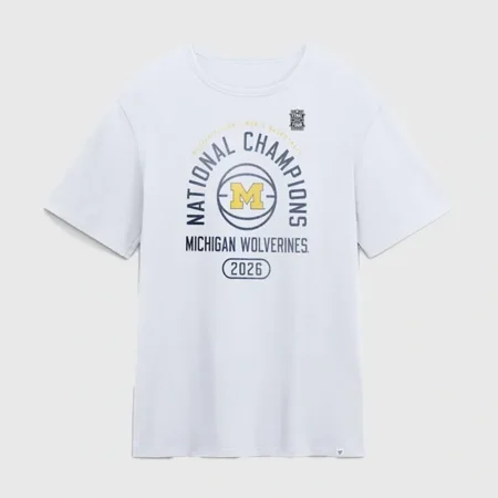 Michigan Wolverines Basketball National Champions Fast Break T-Shirt