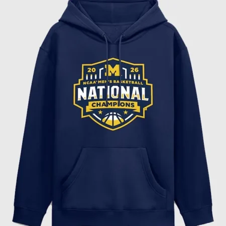 Michigan Wolverines Basketball National Champions Hoodie