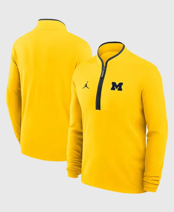 Michigan Wolverines Victory Quarter-Zip Pullover