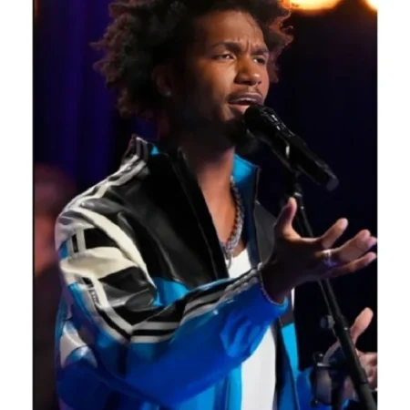 Mike Steele The Voice S29 Bomber Leather Jacket