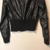 Miley Cyrus Max Azria Crop Leather Jacket For Sale