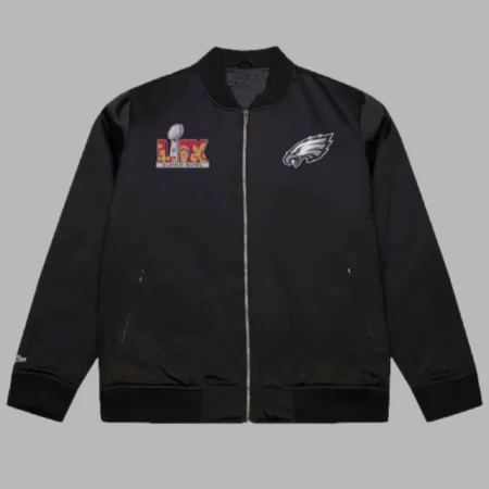Mitchell And Ness Philadelphia Eagles Super Bowl LIX Champions Jacket