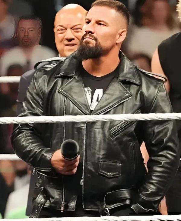 Monday Night Raw Bron Breakker Leather Jacket