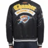 NBA rib satin jacket