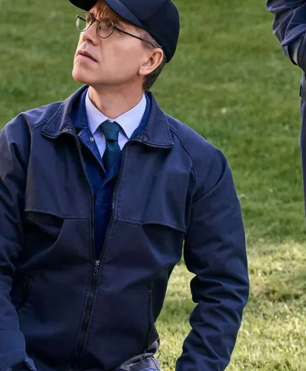 NCIS Season 23 Brian Dietzen Blue Cotton Jacket Shop Now