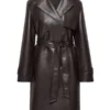 Naomi Hamilton Hawthorne Beyond the Gates S02 Leather Coat For Sale