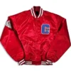 New York Giants 80s Super Bowl Red Satin Jacket