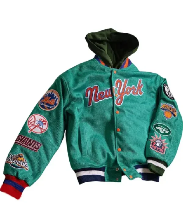 New York Sports Teams Kelly Green Jacket