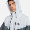 Nike Men’s Sportswear Windrunner grey Hooded Jacket for sale