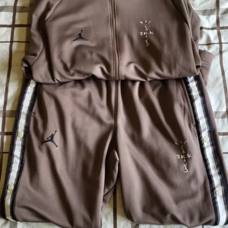 Nike X Jordan Travis Scott Brown Tracksuit