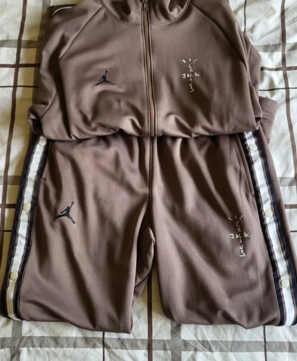 Nike X Jordan Travis Scott Brown Tracksuit