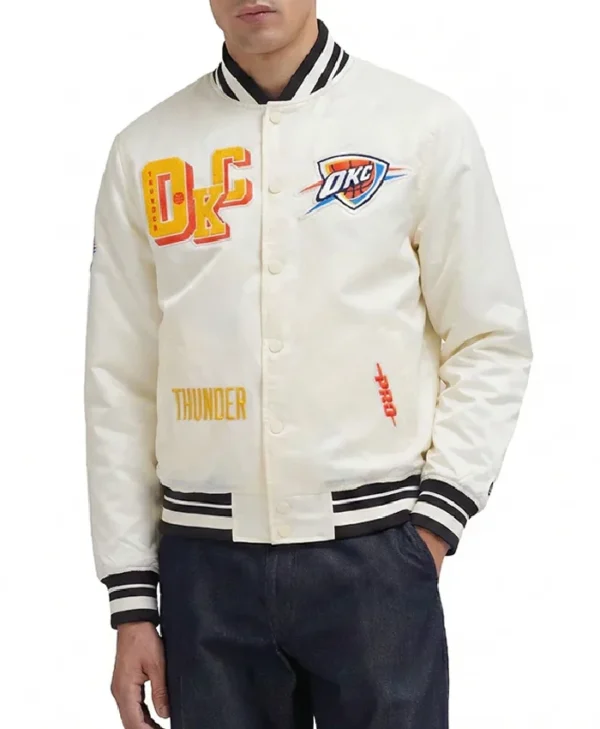 Oklahoma City Thunder Best of Rib Satin Jacket