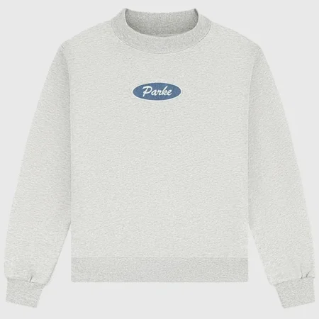 Parke Signature Patch Mockneck Sweatshirt