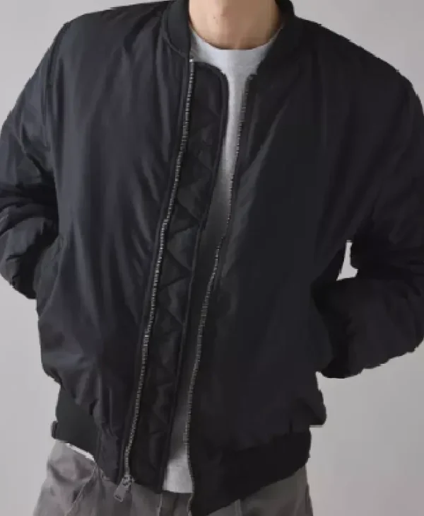 Pete Calvin Marshals S01 Black Bomber Jacket Shop Now