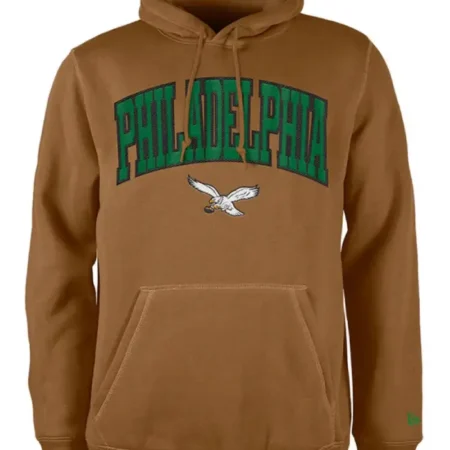 Philadelphia Eagles Brown Hoodie