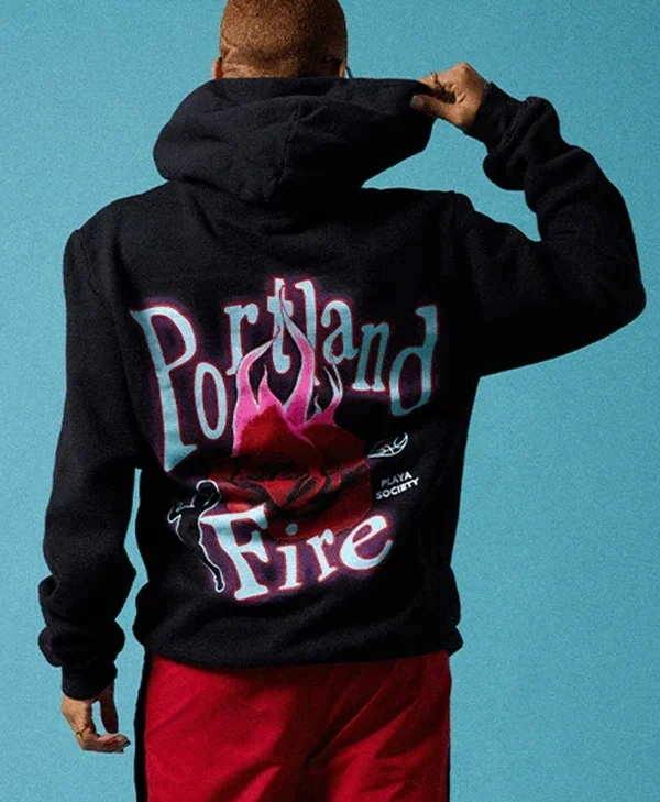 Playa Society WNBA Portland Fire Hoodie