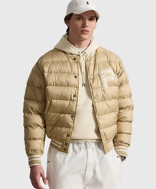 Polo Ralph Lauren The Colden Quilted Letter Jacket