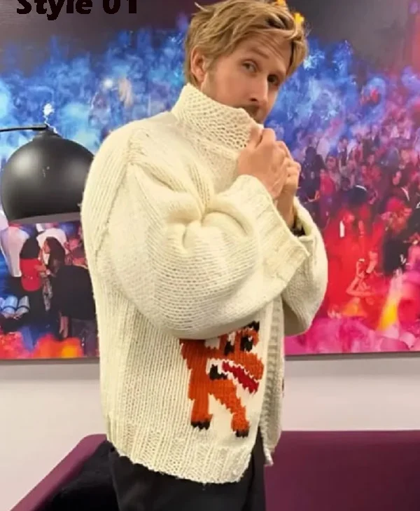 Project Hail Mary Ryan Gosling Rocky Grace Fox Cardigan