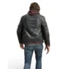 Samson Gameplay Distressed Black Leather Jacket Shop Now