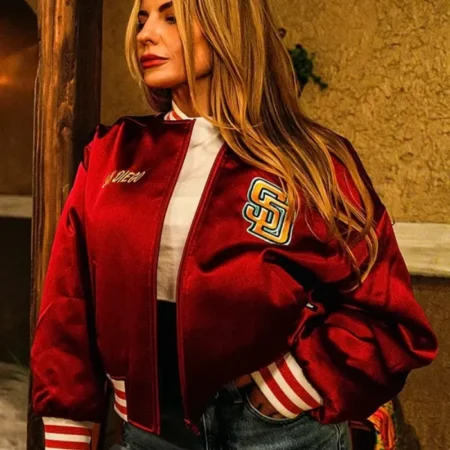 San Diego Padres x Petco Park Red Satin Jacket