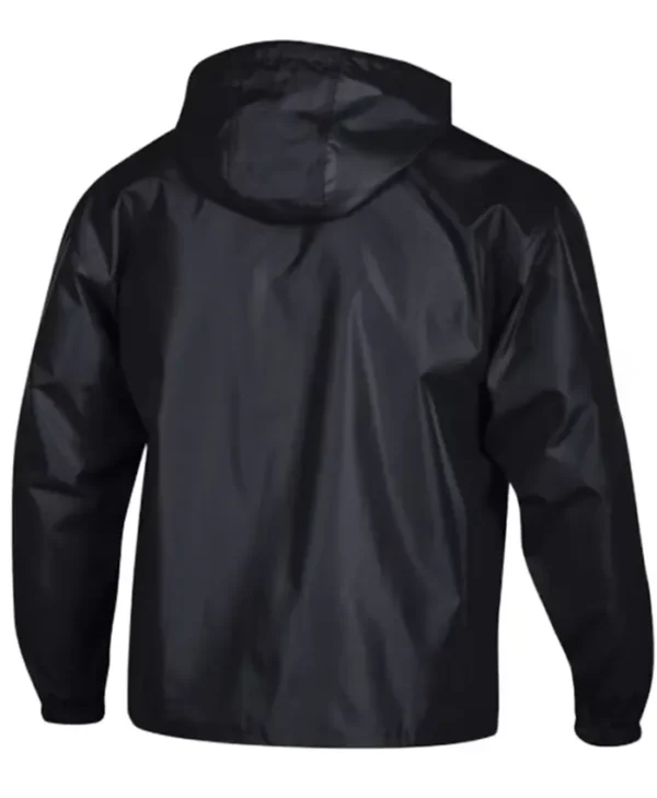 San Francisco 49ers Champion Black Packable Hooded Jacket For Sale