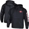 San Francisco 49ers Champion Black Packable Hooded Jacket Shop Now