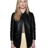 Sarah Pidgeon MFW 2026 Leather Jacket